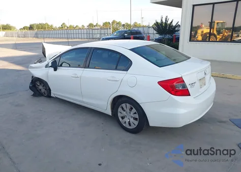 2012 Honda Civic Lx из США, поврежденный, VIN 19XFB2F56CE003628